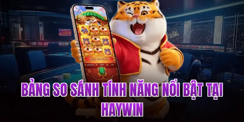 Bảng so sánh tính năng nổi bật tại Haywin
