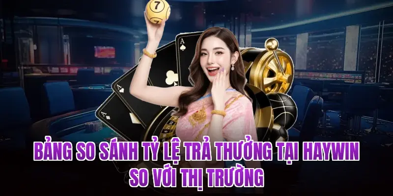 Bảng so sánh tỷ lệ trả thưởng tại Haywin so với thị trường