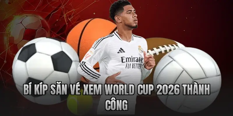 Bí kíp săn vé xem World Cup 2026 thành công