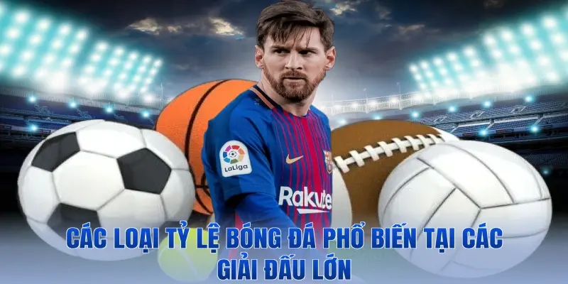 Các loại Tỷ Lệ Bóng Đá phổ biến tại các giải đấu lớn