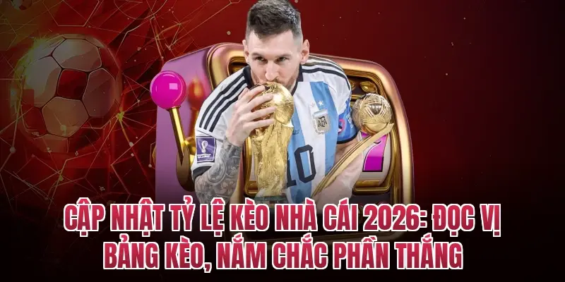 Cập nhật tỷ lệ kèo nhà cái 2026: Đọc vị bảng kèo, nắm chắc phần thắng