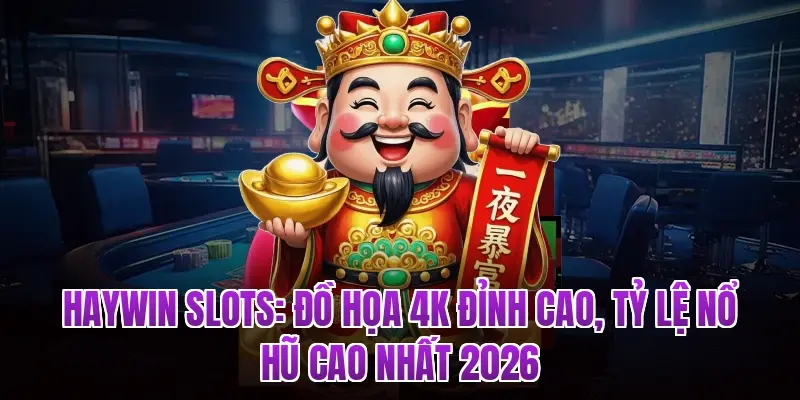 HAYWIN Slots: Đồ Họa 4K Đỉnh Cao, Tỷ Lệ Nổ Hũ Cao Nhất 2026