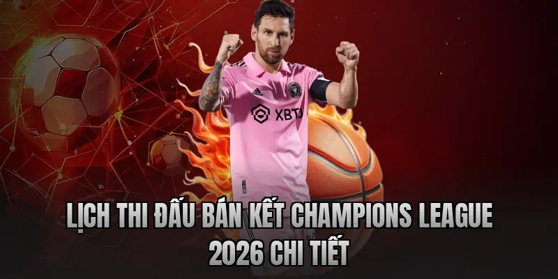 Lịch thi đấu bán kết Champions League 2026 chi tiết