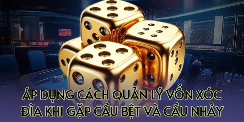 Áp dụng cách quản lý vốn xóc đĩa khi gặp cầu bệt và cầu nhảy