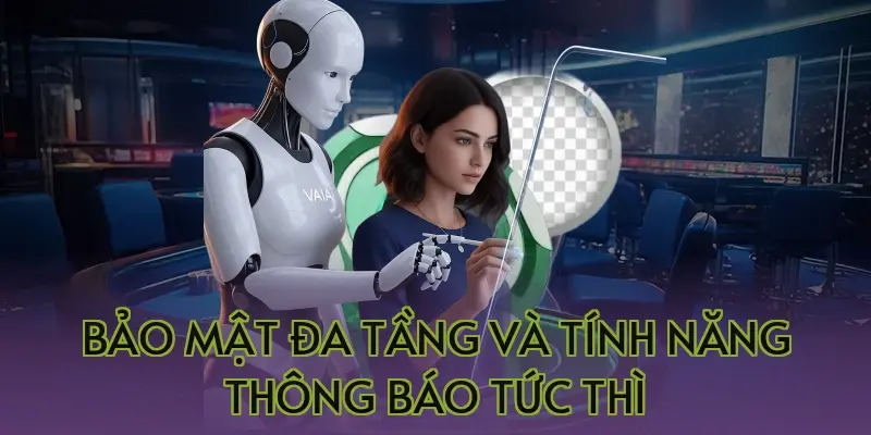 Bảo mật đa tầng và tính năng thông báo tức thì