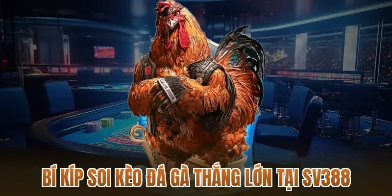Bí kíp soi kèo đá gà thắng lớn tại SV388