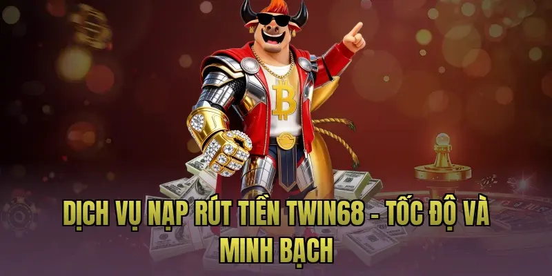 Dịch vụ nạp rút tiền Twin68 – Tốc độ và minh bạch