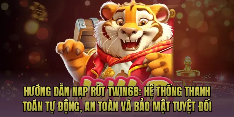 Hướng dẫn nạp rút Twin68: Hệ thống thanh toán tự động, an toàn và bảo mật tuyệt đối