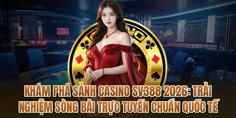 Khám phá sảnh Casino SV388 2026: Trải nghiệm sòng bài trực tuyến chuẩn quốc tế