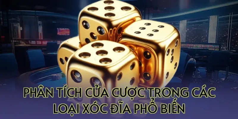 Phân tích cửa cược trong các loại xóc đĩa phổ biến