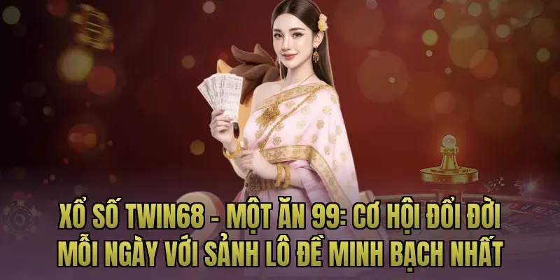 Xổ số Twin68 – Một ăn 99: Cơ hội đổi đời mỗi ngày với sảnh lô đề minh bạch nhất